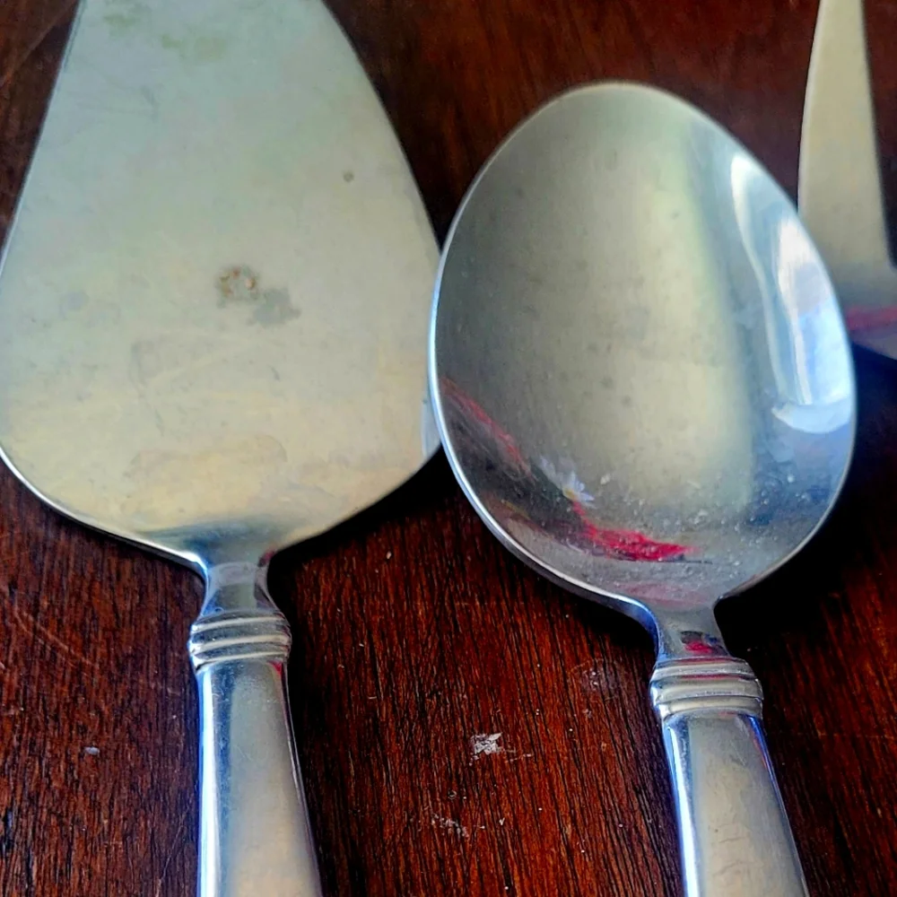 Five piece Reed & Barton Heritage Mint Serving Set